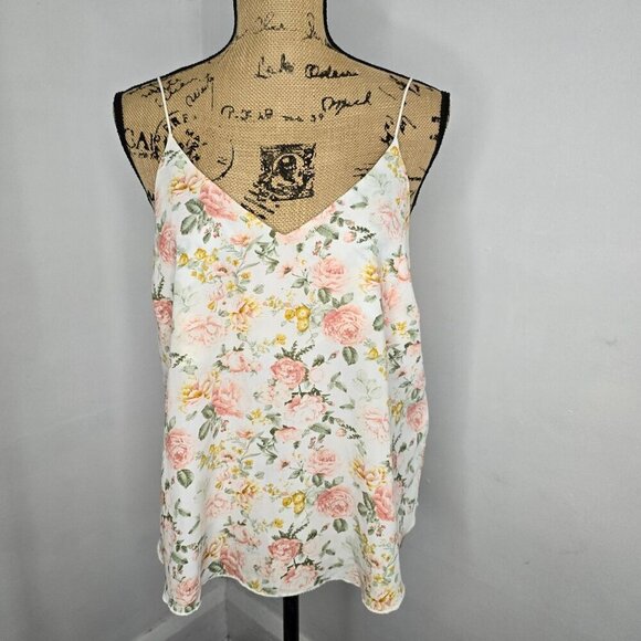 Forever 21 Pink Floral Feminine Camisole - Picture 8 of 8